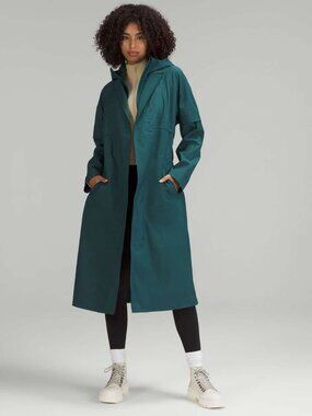 💚NWOT Lululemon Belted Rain Trench Coat